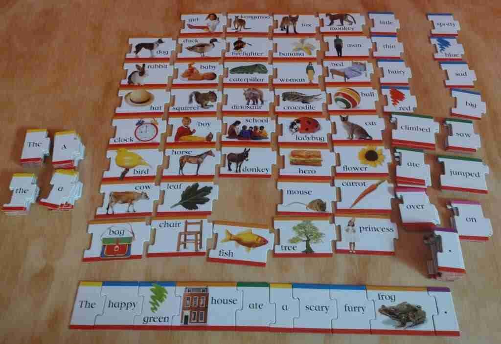 A correctly made sentence in Silly Sentences