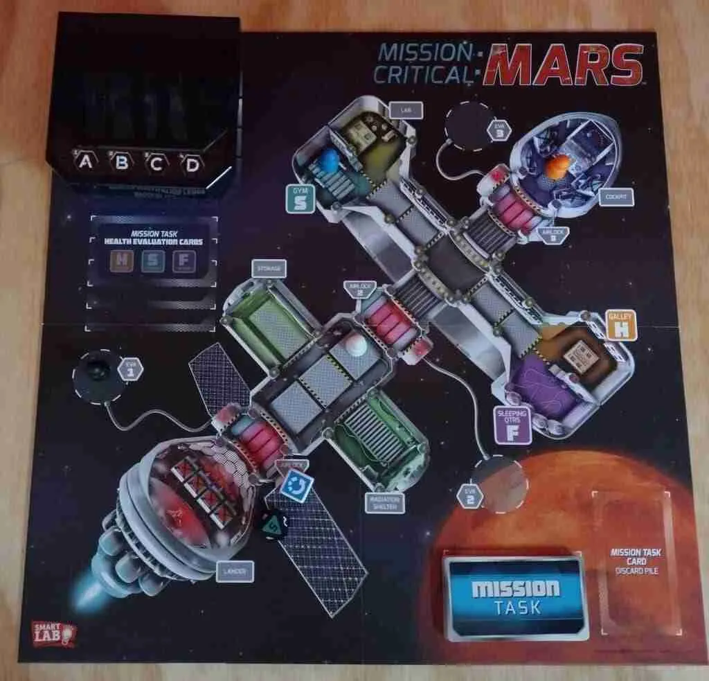 Mission Critical: Mars gameboard