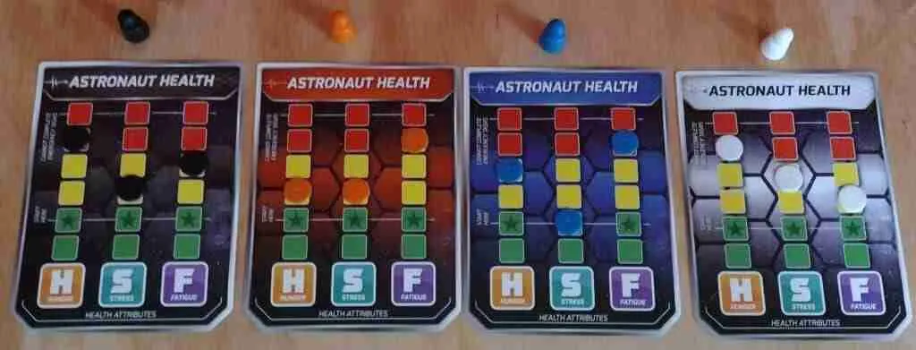 Mission Critical: Mars, Astronaut health trackers