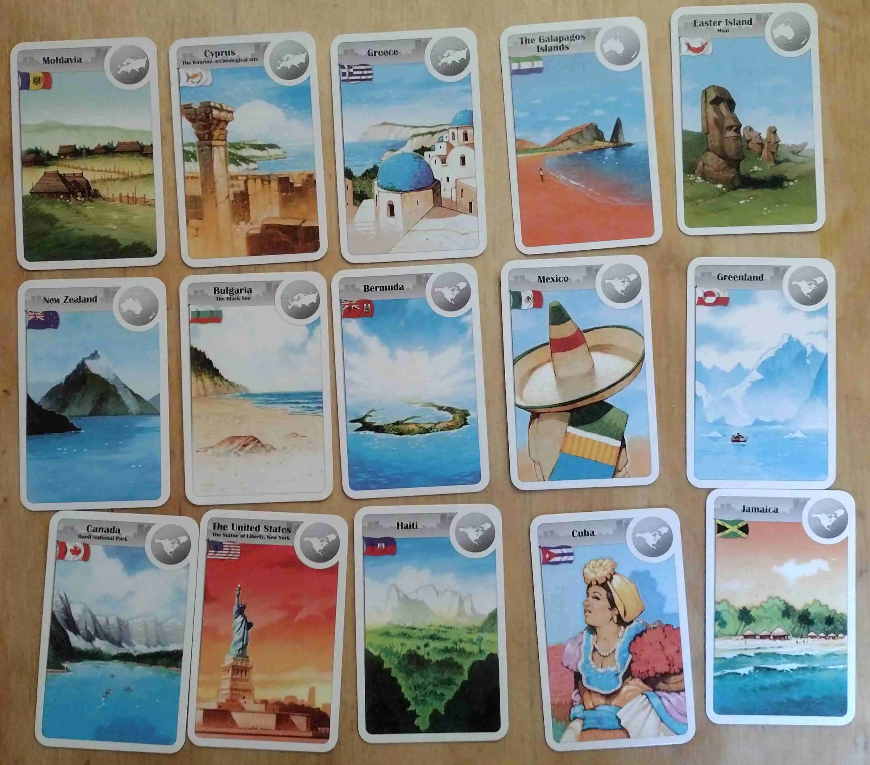 Cardline: Globetrotter, cards