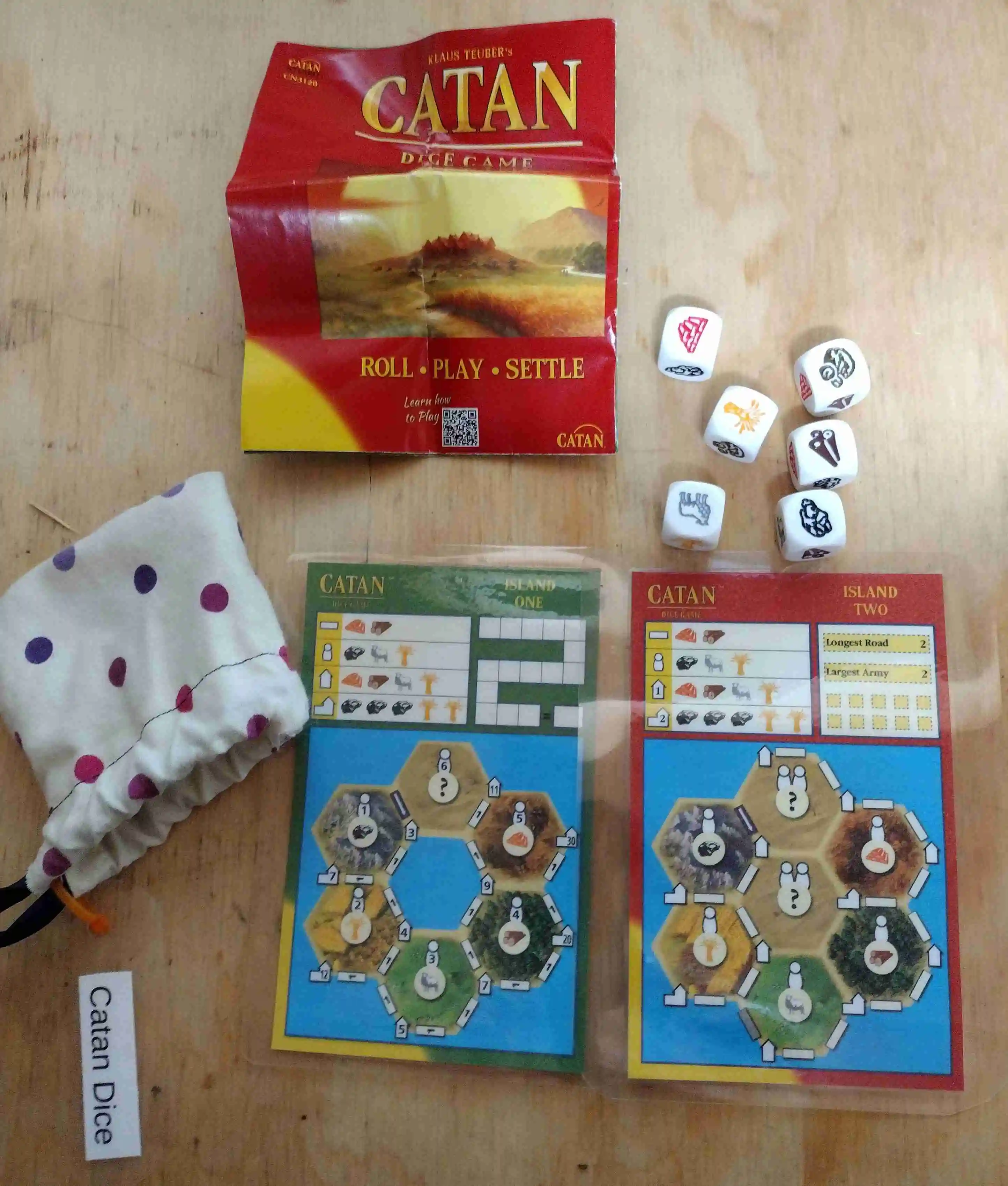 Catan Dice