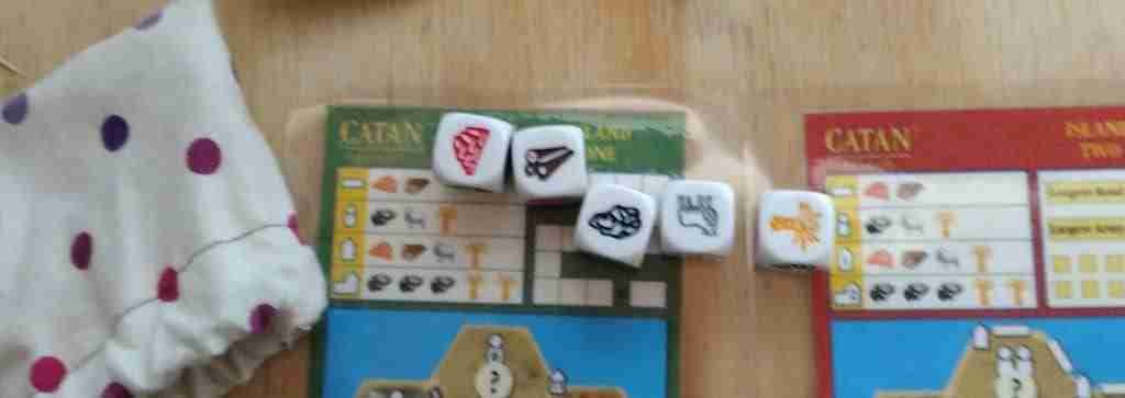 Catan Dice - possible roll