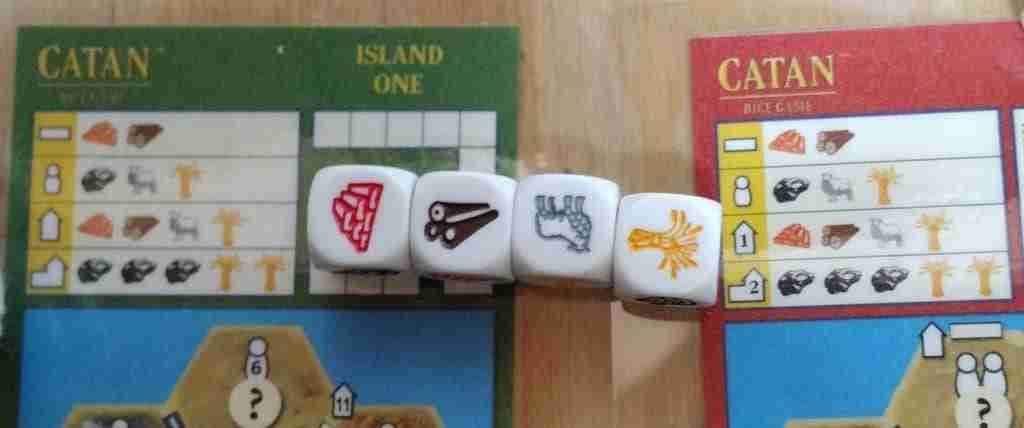 Possible Catan Dice roll