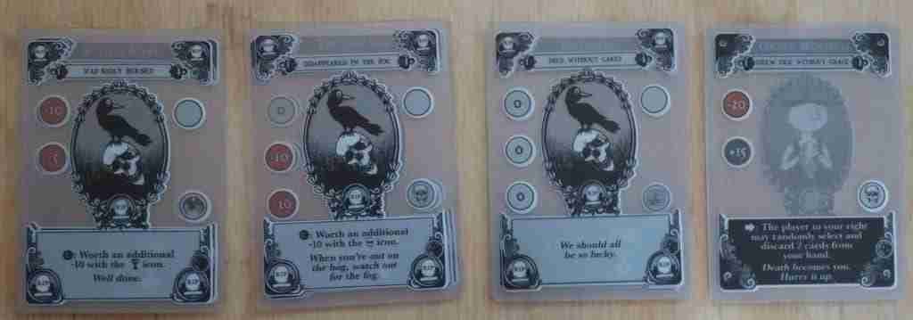 Gloom - untimely death cards