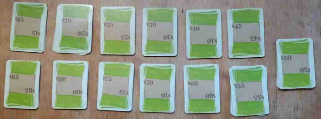 Clumsy Thief money cards