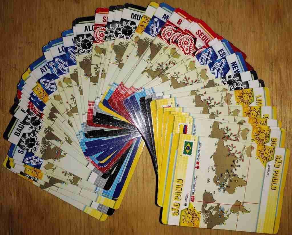 Pandemic city (player) cards