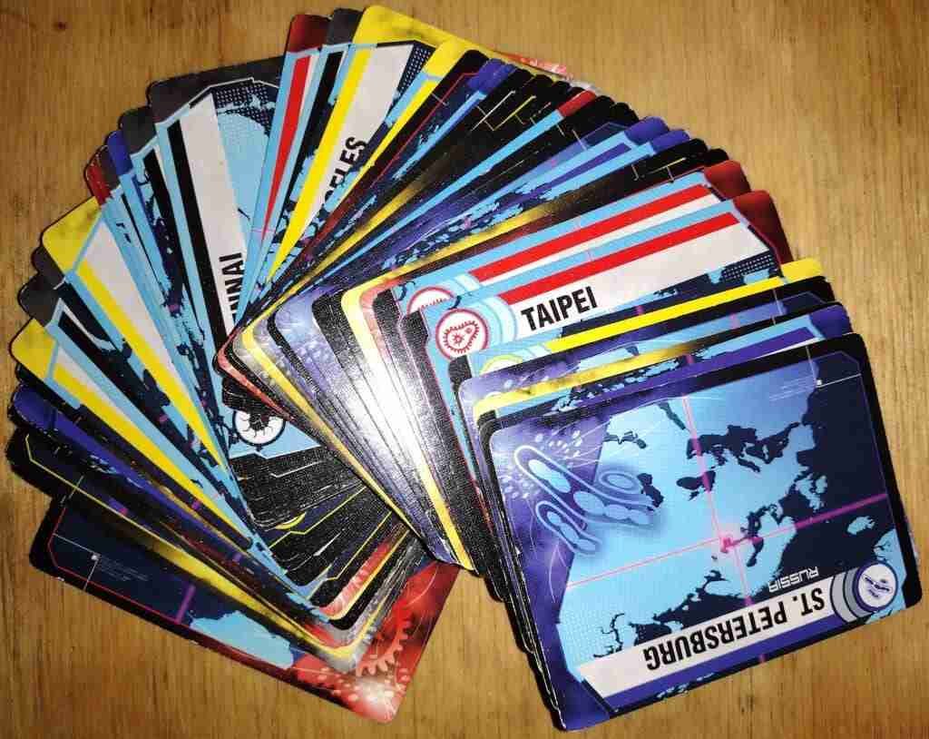 Pandemic infection cards