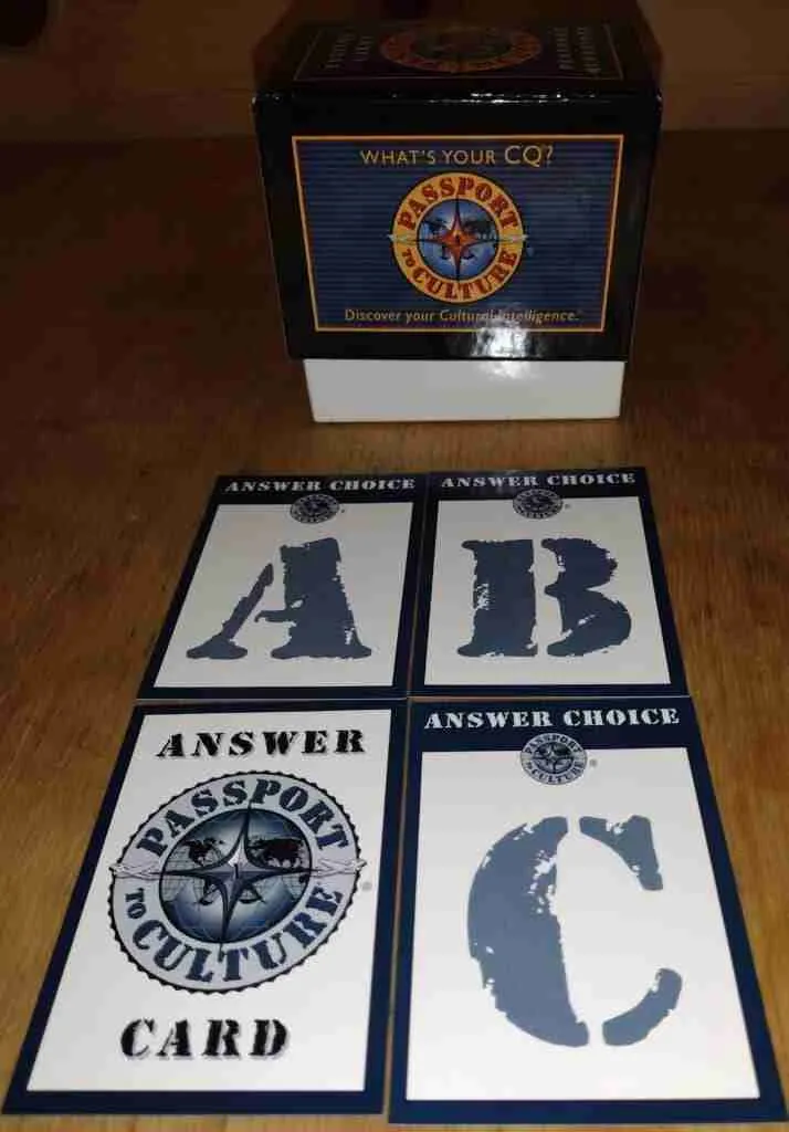 Passport to Culture answer cards