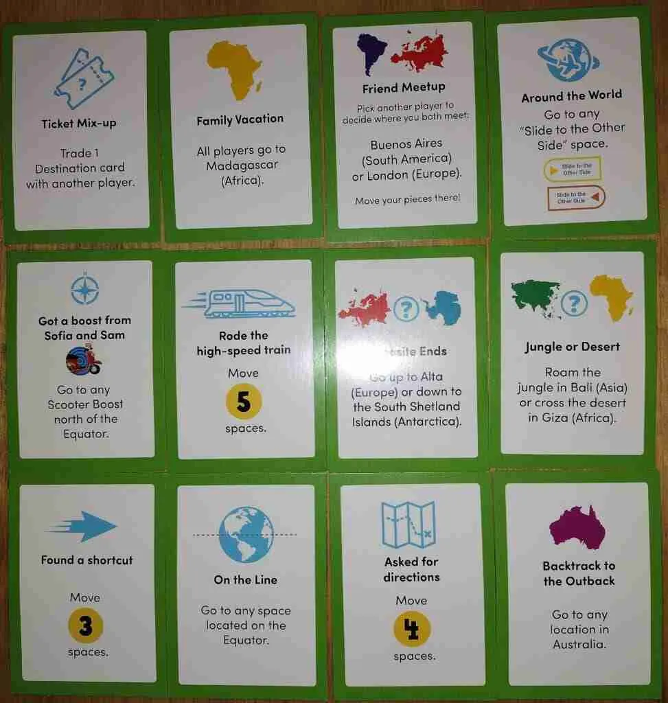 Where To? Traveler's Luck cards