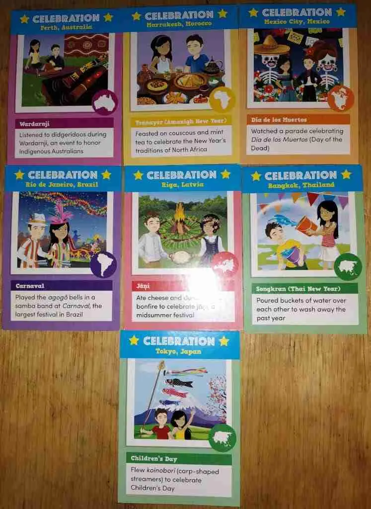 Where To? Celebration cards