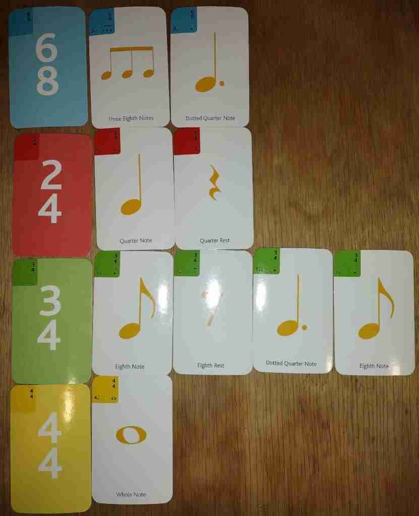 some cards in Measure Up!