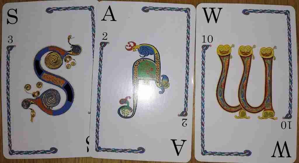 Quiddler possible word