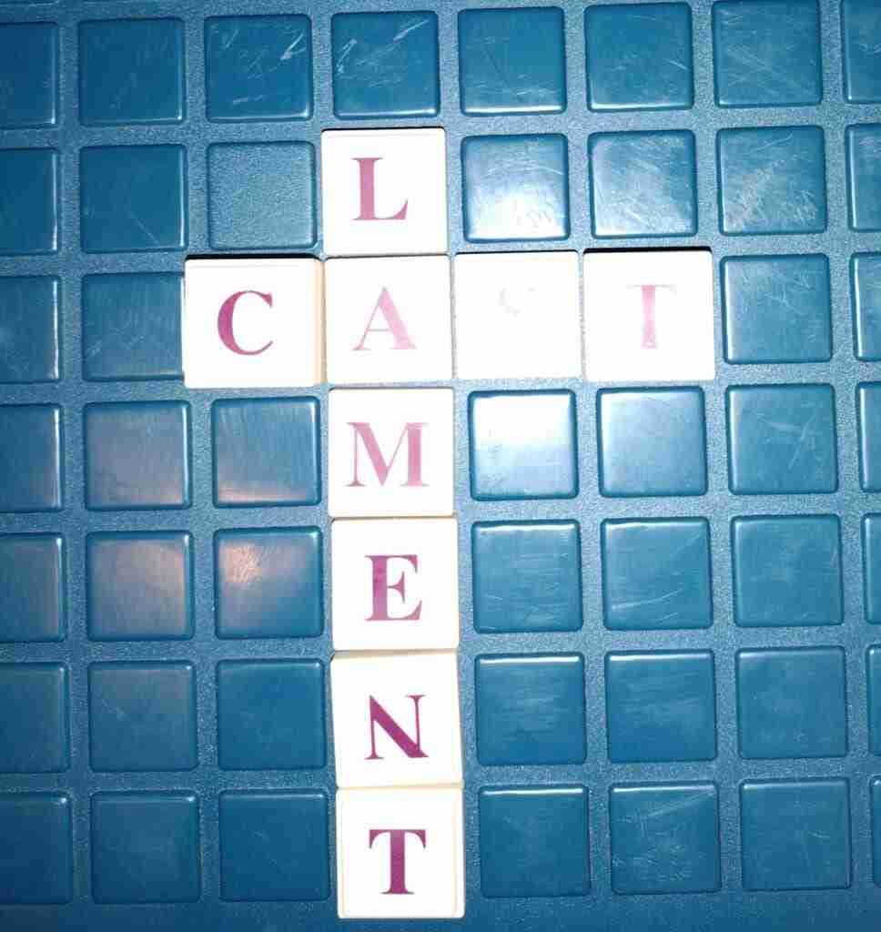 Upwords: create an acrostic puzzle and stack letters to change the words!