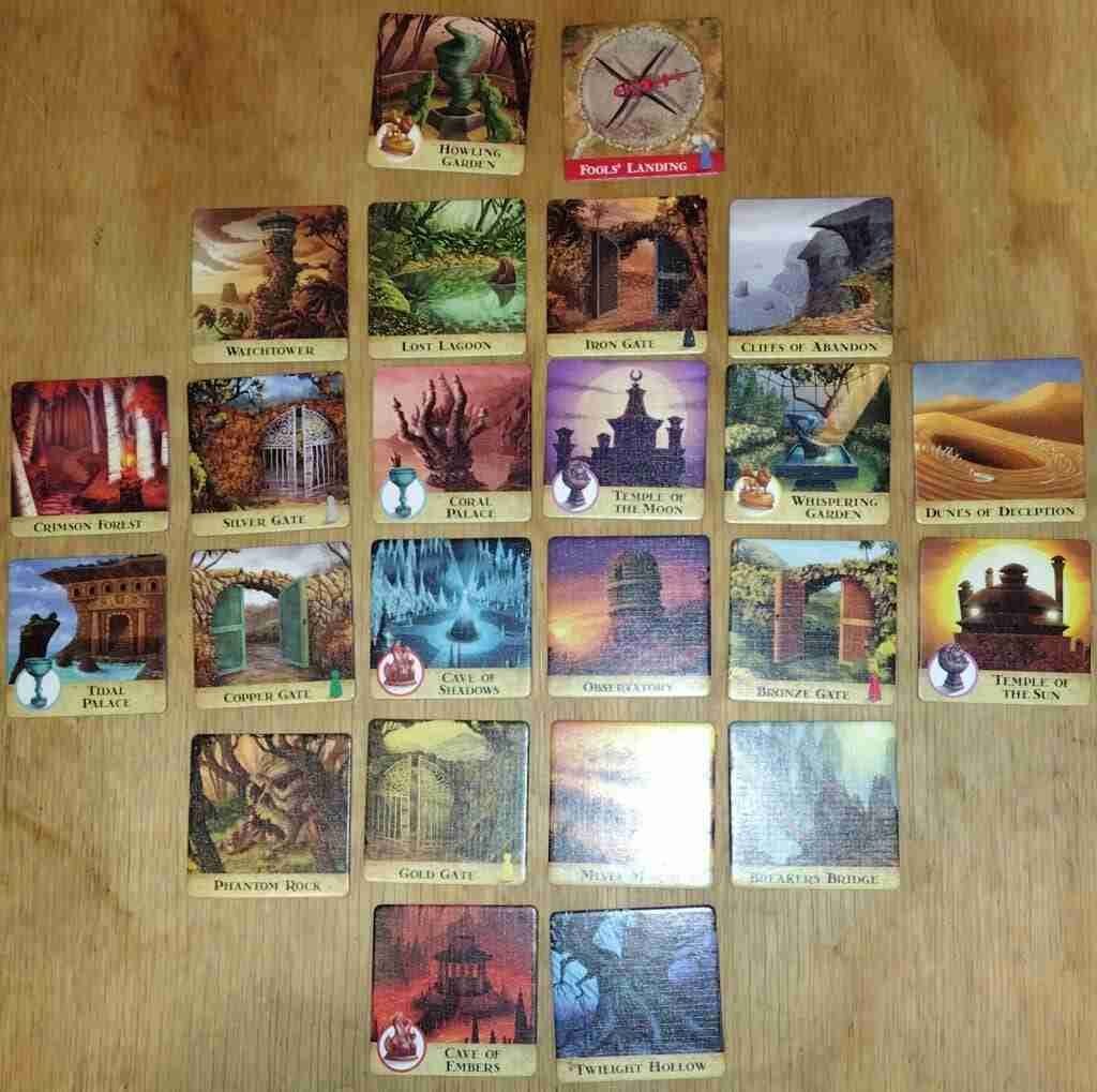 Forbidden Island tile layout