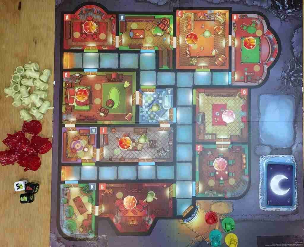 Ghost Fightin Treasure Hunters all set up to start playing