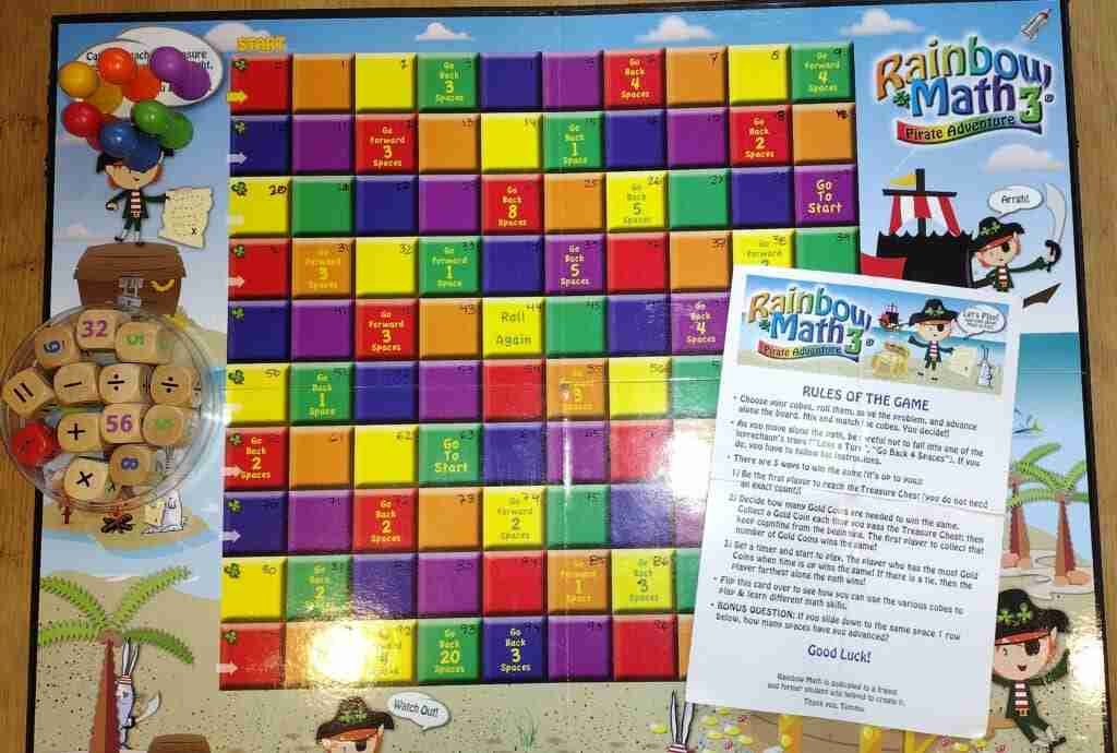 Rainbow Math 3: Pirate Adventure math game