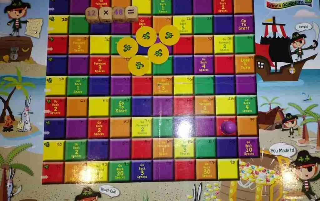 Playing Rainbow Math 3: Pirate Adventure