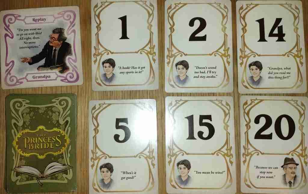 The Princess Bride: Adventure Book Game plot cards