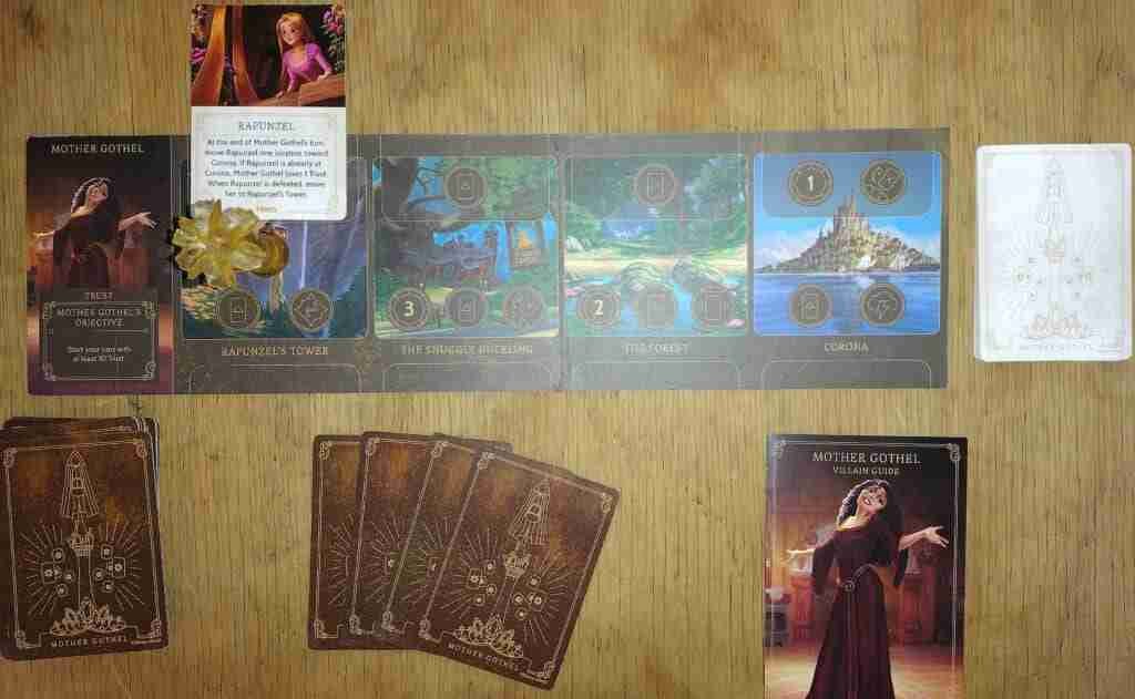 Villainous: Mother Gothel's setup