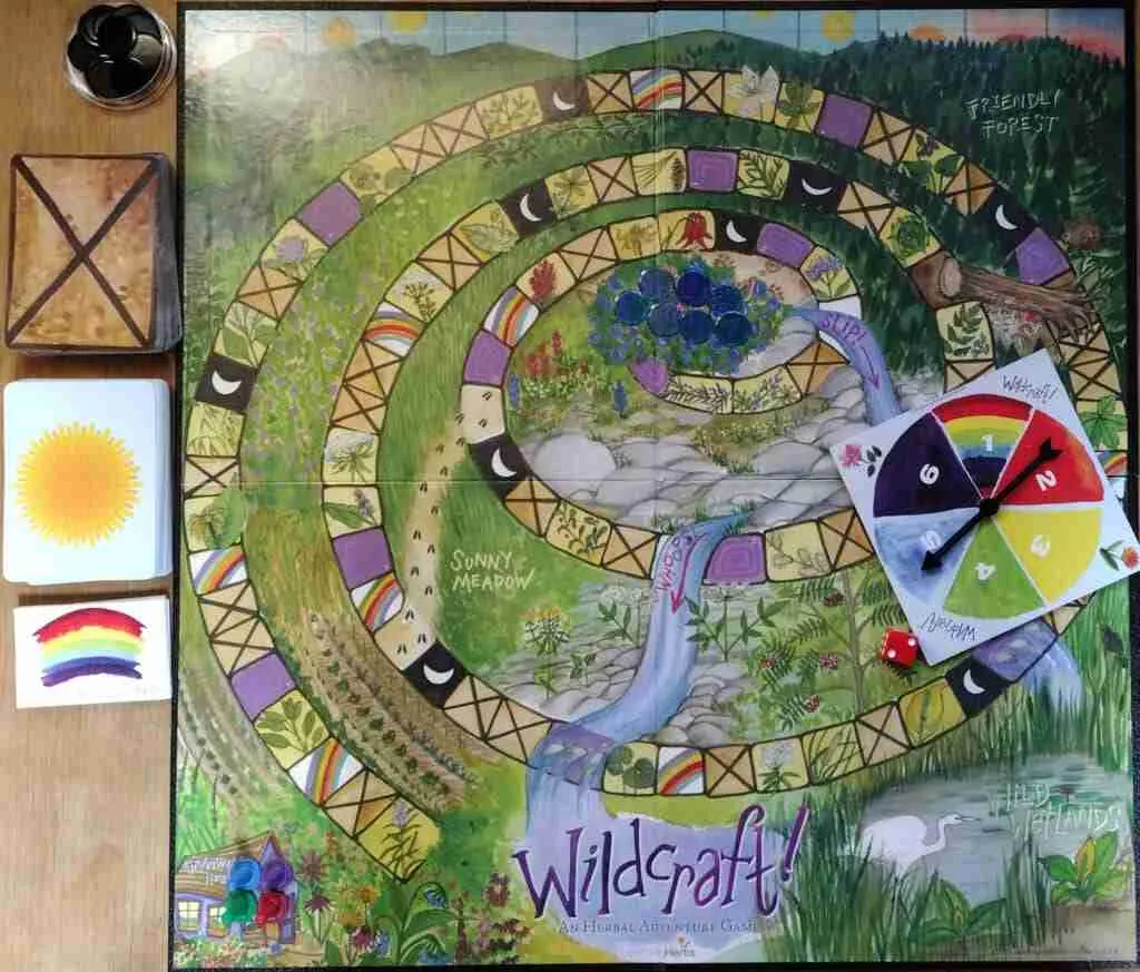 Wildcraft board, ready for play