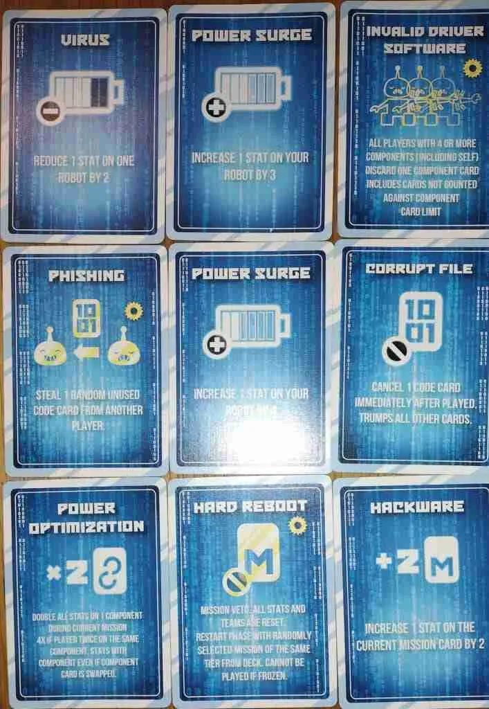 BetaBotz code cards