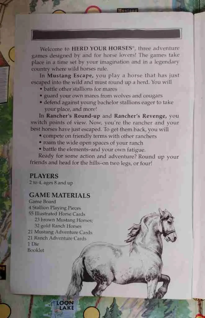 Herd Your Horses game instructions