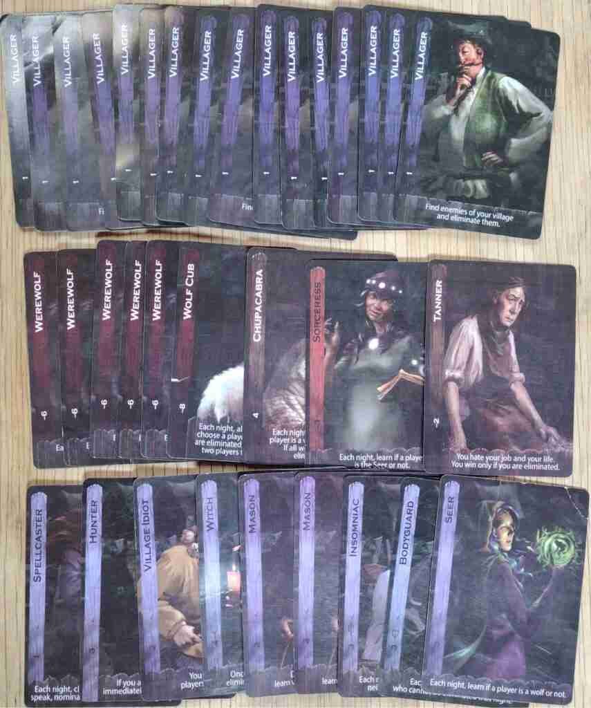 Ultimate Werewolf cards