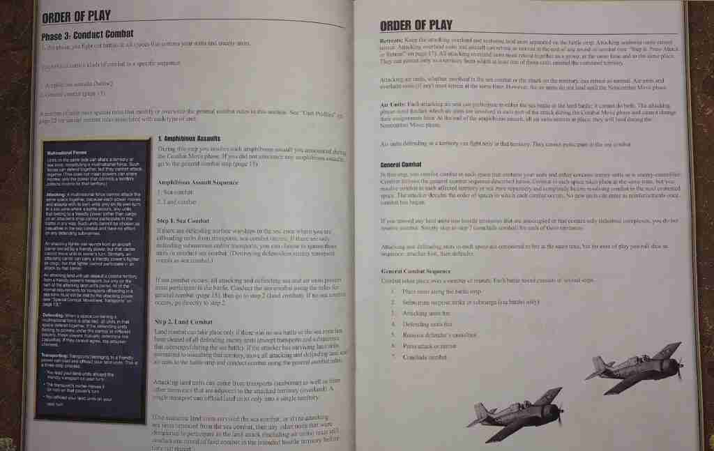 Axis and Allies instruction booklet