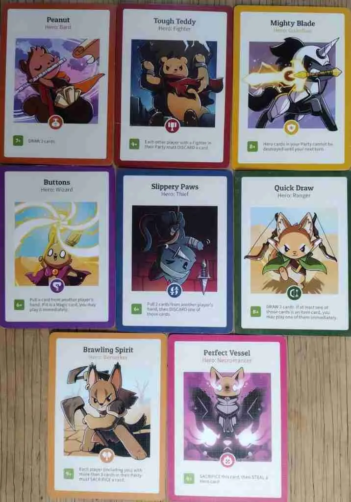 Here to Slay party members