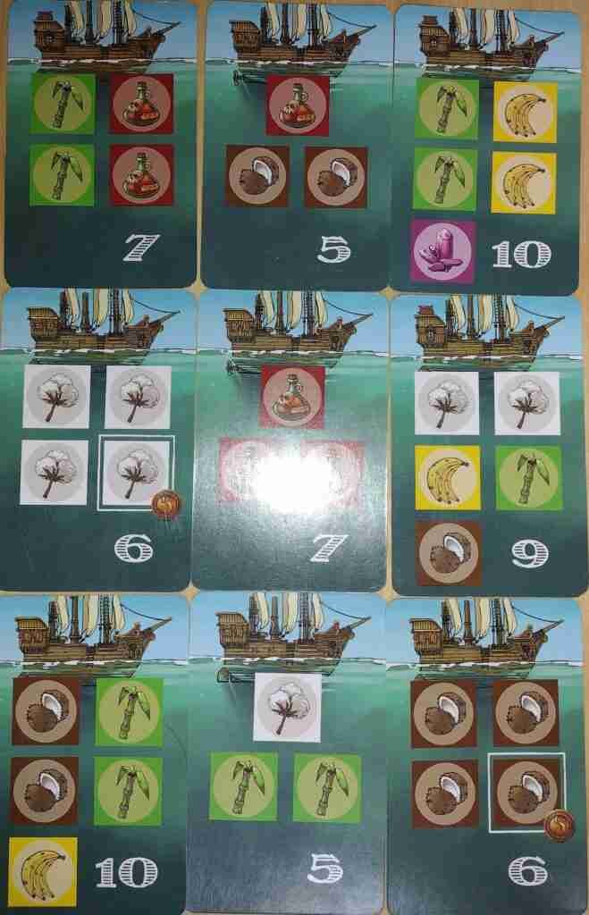 Sail Away ship cards