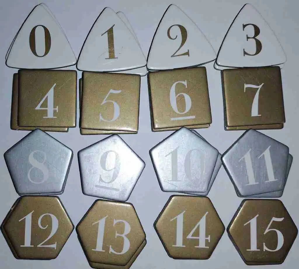 Deep Sea Adventure Treasure pieces