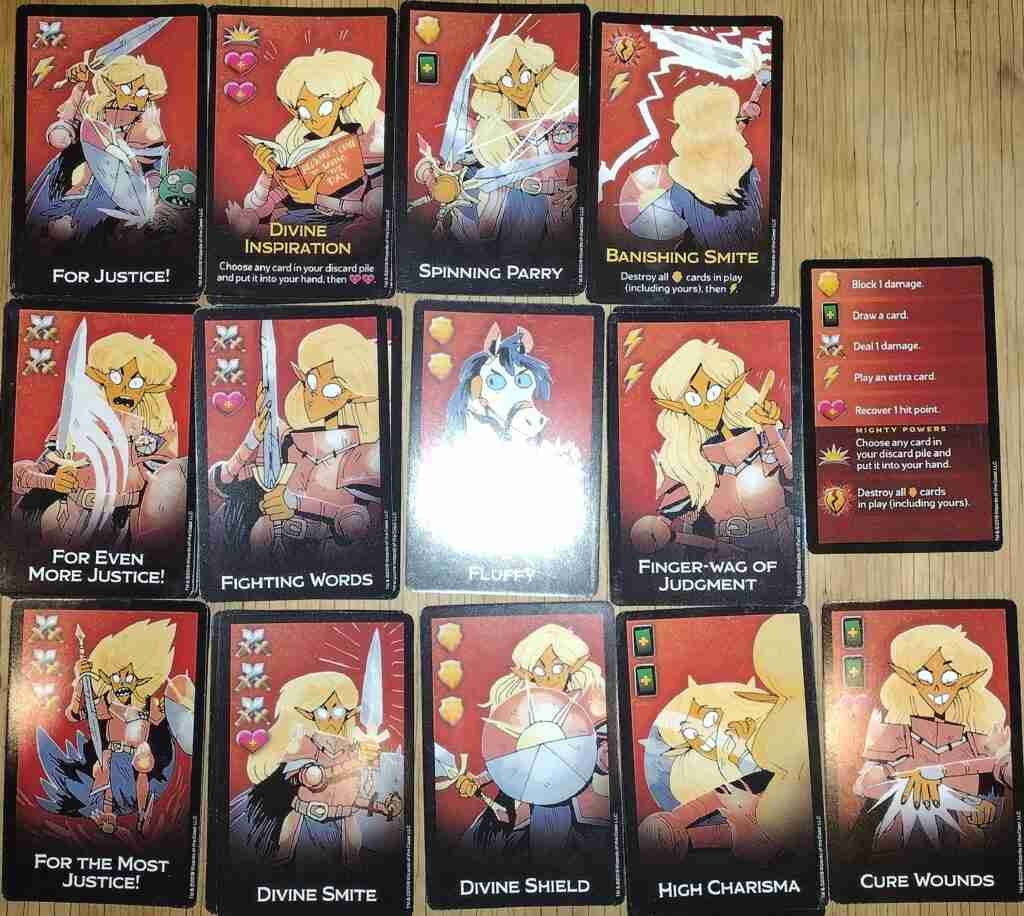 Dungeon Mayhem paladin cards