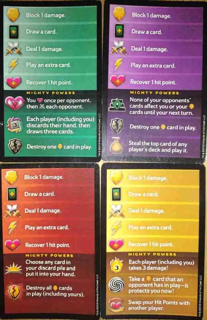 cheat sheet cards