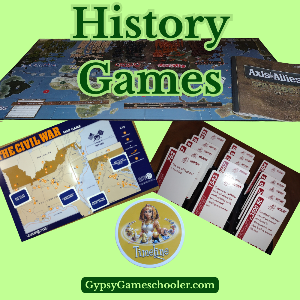 History Games : Gypsy Gameschooler