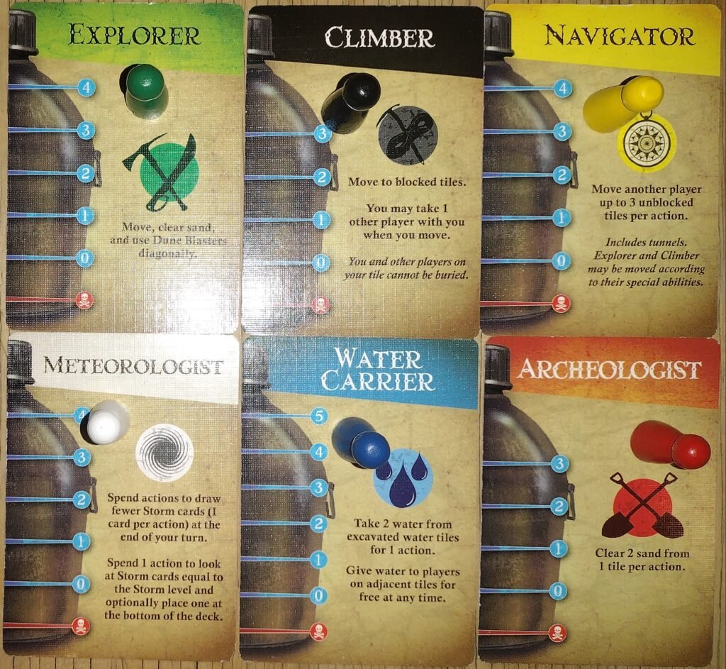 forbidden desert role cards