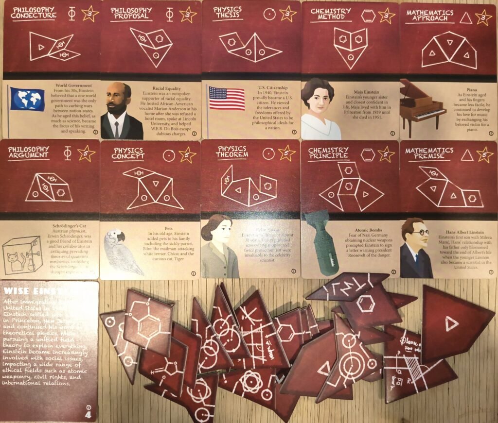 Wise Einstein cards and tiles