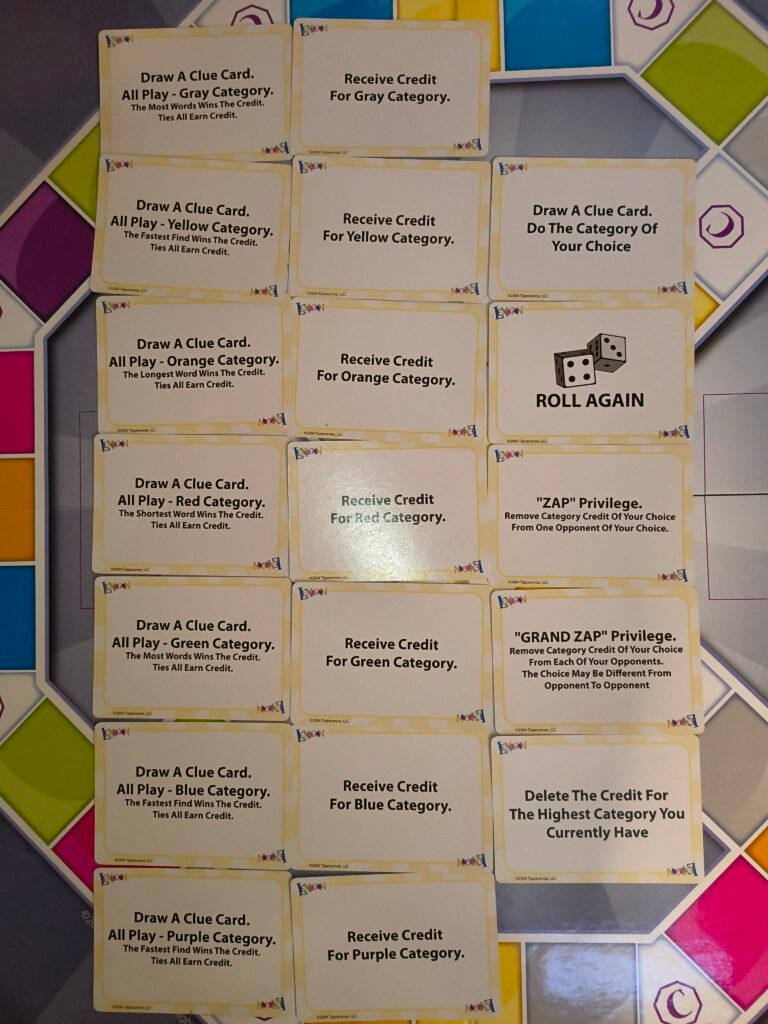 Lexogon condition cards