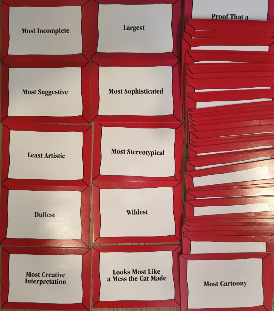 Luck of the Draw Category Cards