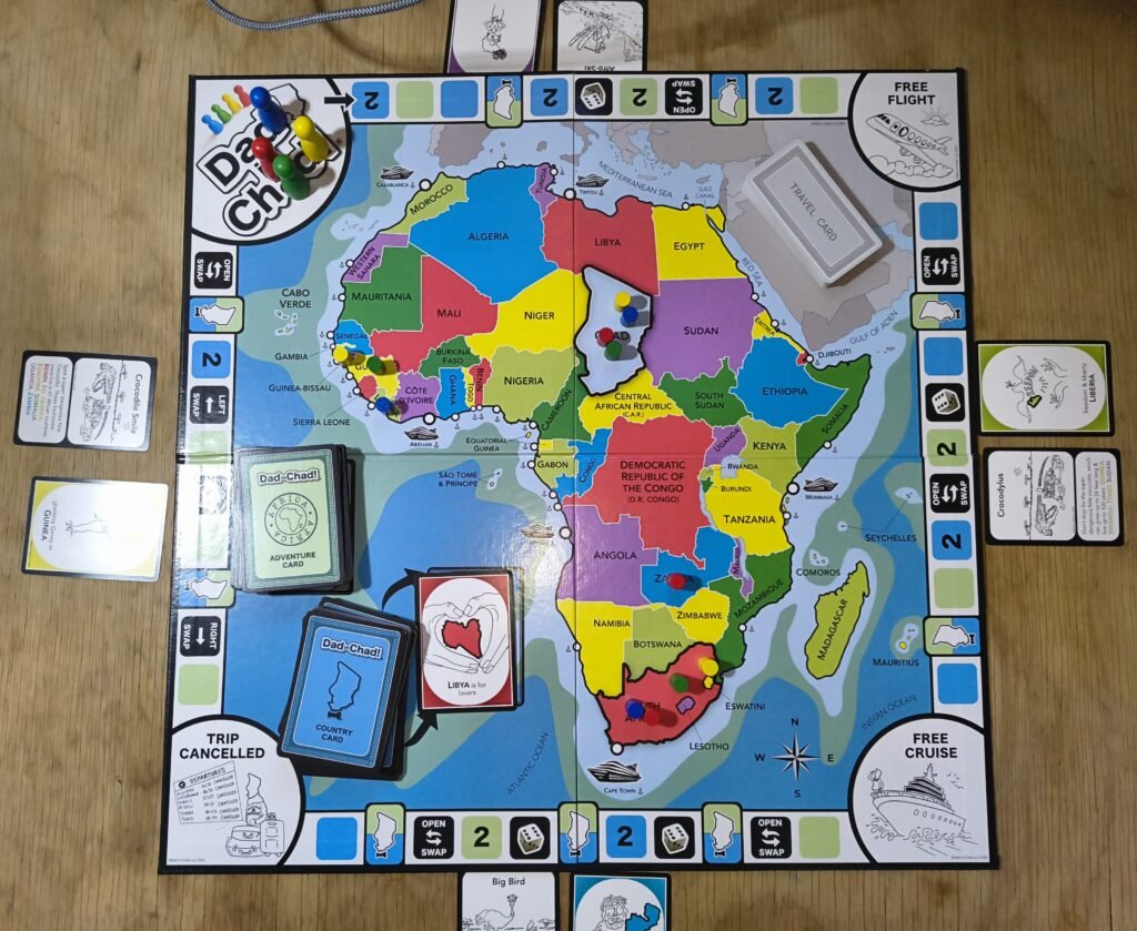 Dad in Chad play setup